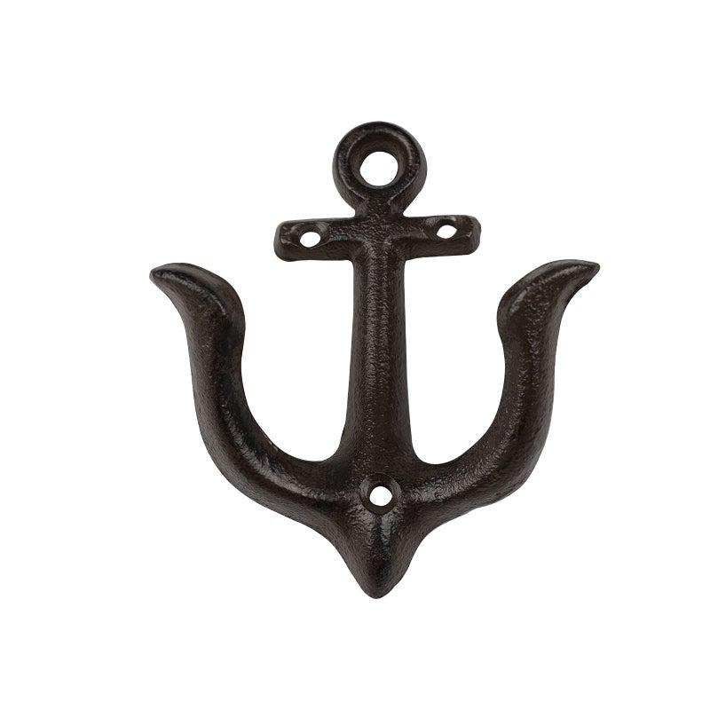 ROXLLGJC Nautical Rope Toilet Paper Holder Coastal Towel Holder with Metal Hook for Bathroom Decor (Black) - Image 3